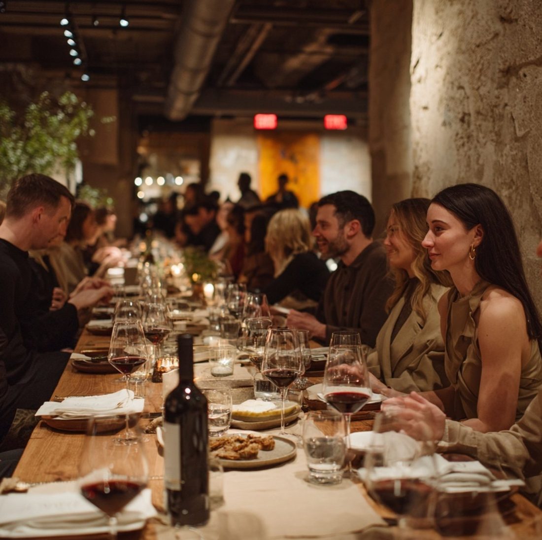 Candlelit supper club